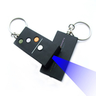 Promotionele kleine Metal / Plastic led zaklamp sleutelhangers fakkel voor weg geven geschenken