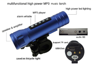 Draagbare Stroboscoop Regelbare LEIDENE Flitslichttoorts met MP3 Speler YSF - MT08