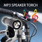 Draagbare Stroboscoop Regelbare LEIDENE Flitslichttoorts met MP3 Speler YSF - MT08