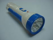 Oplaadbare Emergency Flashlight, kunststof fakkel met 7 leidde eenheden, batterij 800mAh