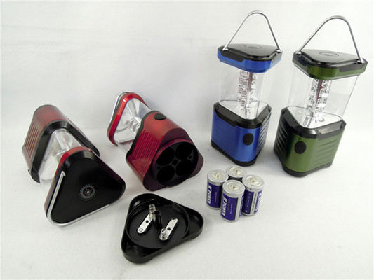 0.5 openlucht plastic 24 LEIDENE van W het Kamperen Lichten met 4 * D batterij, 100LM