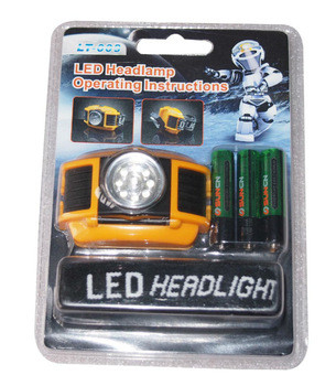 Headtorch/de Koplamp van noodsituatie Droge Batterijkabels met 9 LEDs IP54