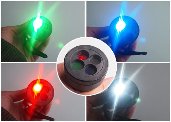 4 LEIDEN van kleuren openlucht sterk 170 lm CREE Flitslicht met 3 Wijzeschakelaar