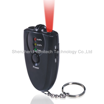 Meetapparaat van de de Ademalcohol van Keychainbreathalyzer het Digitale met Toortsfunctie