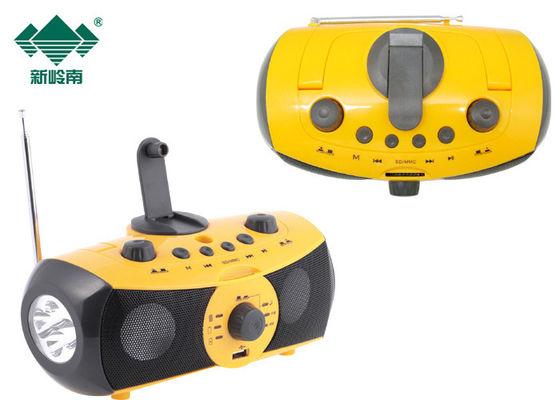Multifunctionele Mp3 Audio het Flitslichtradio van de Spelerdynamo Geleide Toorts en Dvd-Speler