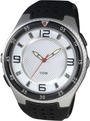 De Ronde Sportieve Analoge Horloges van mensen met Geleid Bestand Toorts en 100m Water