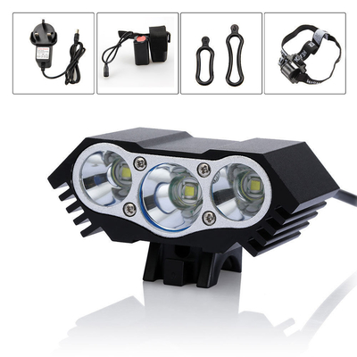 Super Heldere 6000Lm 3x CREE XML U2 Lichte het Aluminiumlegering van de Dynamofiets