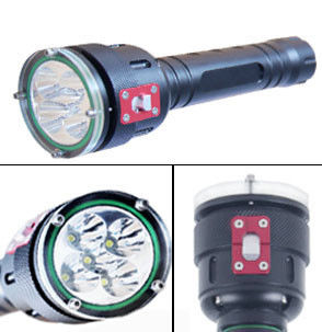 5 geleide Hoge Lumen LEIDENE Duikvluchttoorts 100m Onderwater Geleid het Duiken Flitslicht